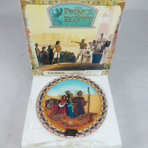 Dreamworks Other - Prince of Egypt Decorative Resin Plate Moses